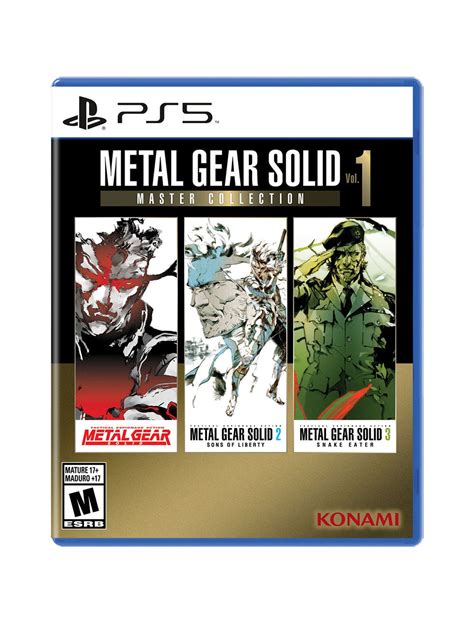 metal gear solid: master collection vol. 1 ps5 box art|metal gear solid.